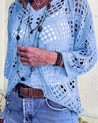 THE SILVINA - TOP - Blue