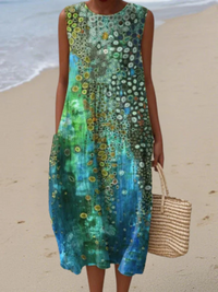Zara™ Reef Midi Dress - Multicolor