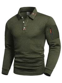 Aaron™ | Classic Polo Shirt with Sleeve Pocket - Green