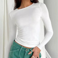 ELSPETH™ | Women Minimalist Casual Top - White