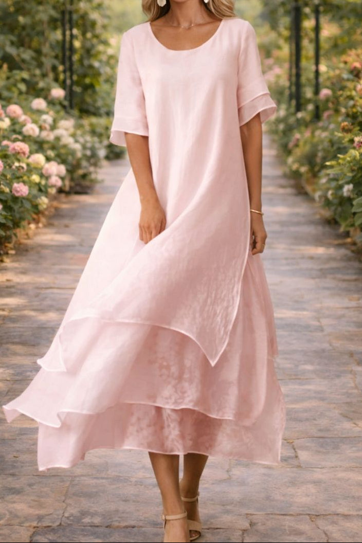 Aria Fluid Tiered Maxi Dress