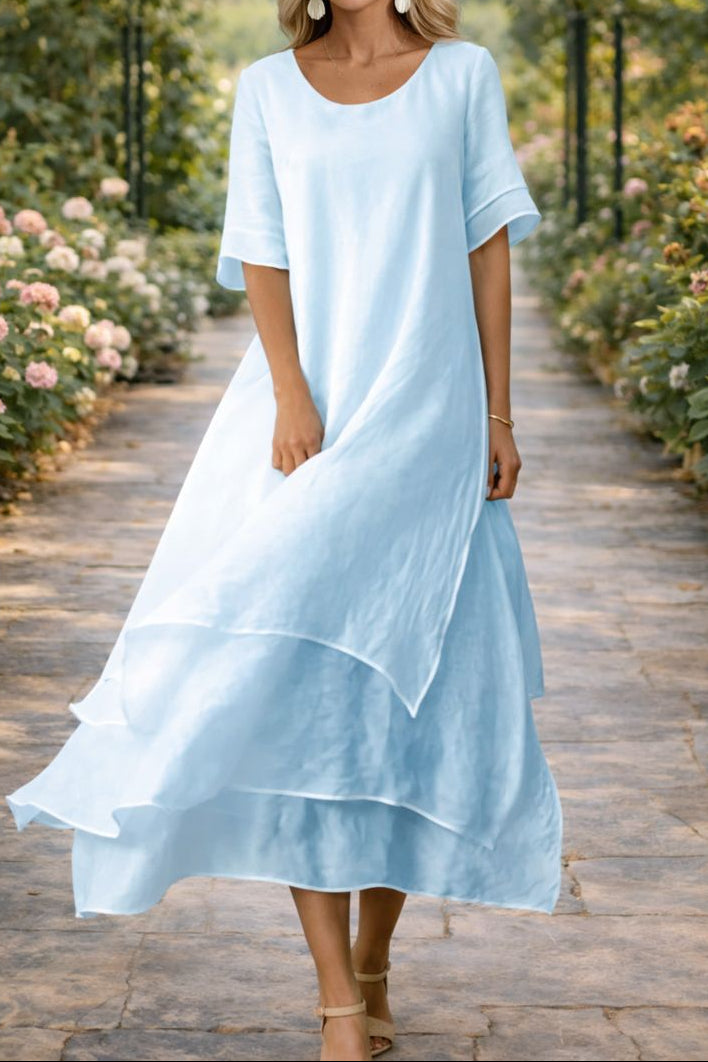 Aria Fluid Tiered Maxi Dress