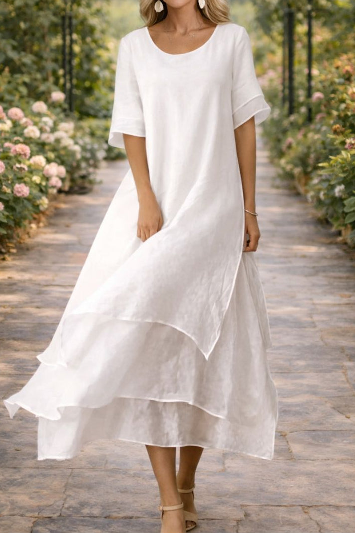 Aria Fluid Tiered Maxi Dress