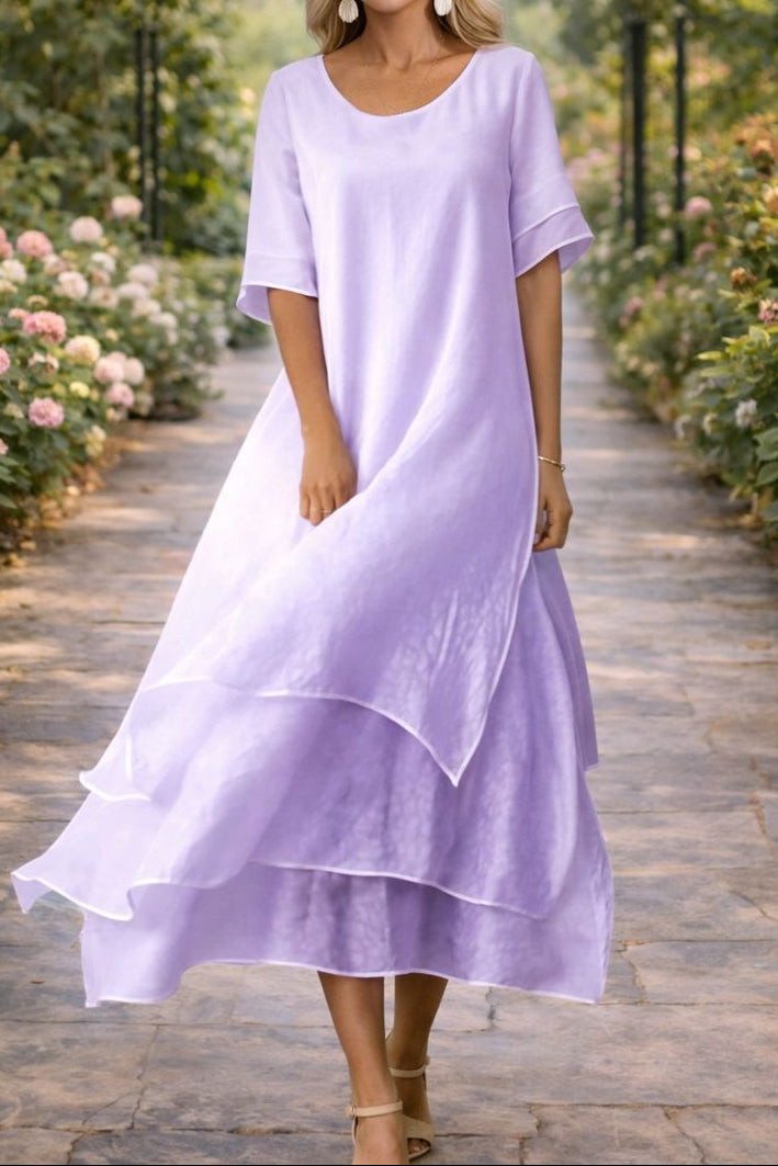 Aria Fluid Tiered Maxi Dress