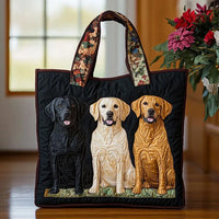 Handcrafted Bag | Three Labradors - 15" x 13.8"