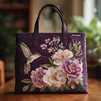 Handcrafted Bag | Hummingbirds - 15" x 13.8"