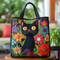 Handcrafted Bag | The Sorrowful Cat - 15" x 13.8"
