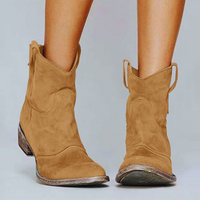 Evi - Vintage Cowboy Ankle Bootshttps://www.lilyandsophiemontreal.com/products/evi-vintage-cowboy-ankle-boots?variant=53758306484564 - Khaki