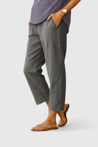 Belle | Comfortable Women Pants - Graphite Grey