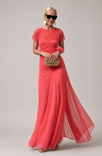 Lauren™ | Chiffon Dress - Red