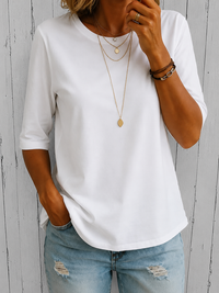 Calvera | Essential Comfort Tee - White