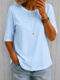 Calvera | Essential Comfort Tee - Blue