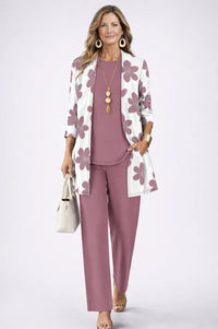 Margaret™ - 3-Piece Set - Dusky Pink
