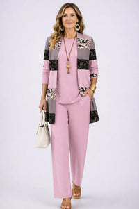 Margaret™ - 3-Piece Set - Pink