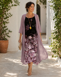 Maeva | Dress Set - Pink