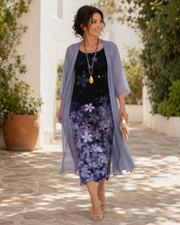 Maeva | Dress Set - Purple