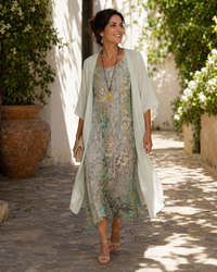 Leonora | Layered Dress Set - Multicolor