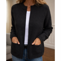 Brittney™ | Relaxed Comfort Cardigan - Black