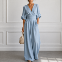 Cheska |  Elegant jumpsuit - Light blue