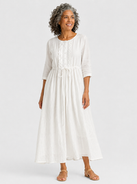 Karynthe™ | Early Spring Elegant Dress - White