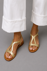 Jenny - Summer Sun Sandals - Golden