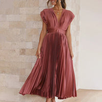Marni™ | Timeless Pleated Midi Dress - Roségold