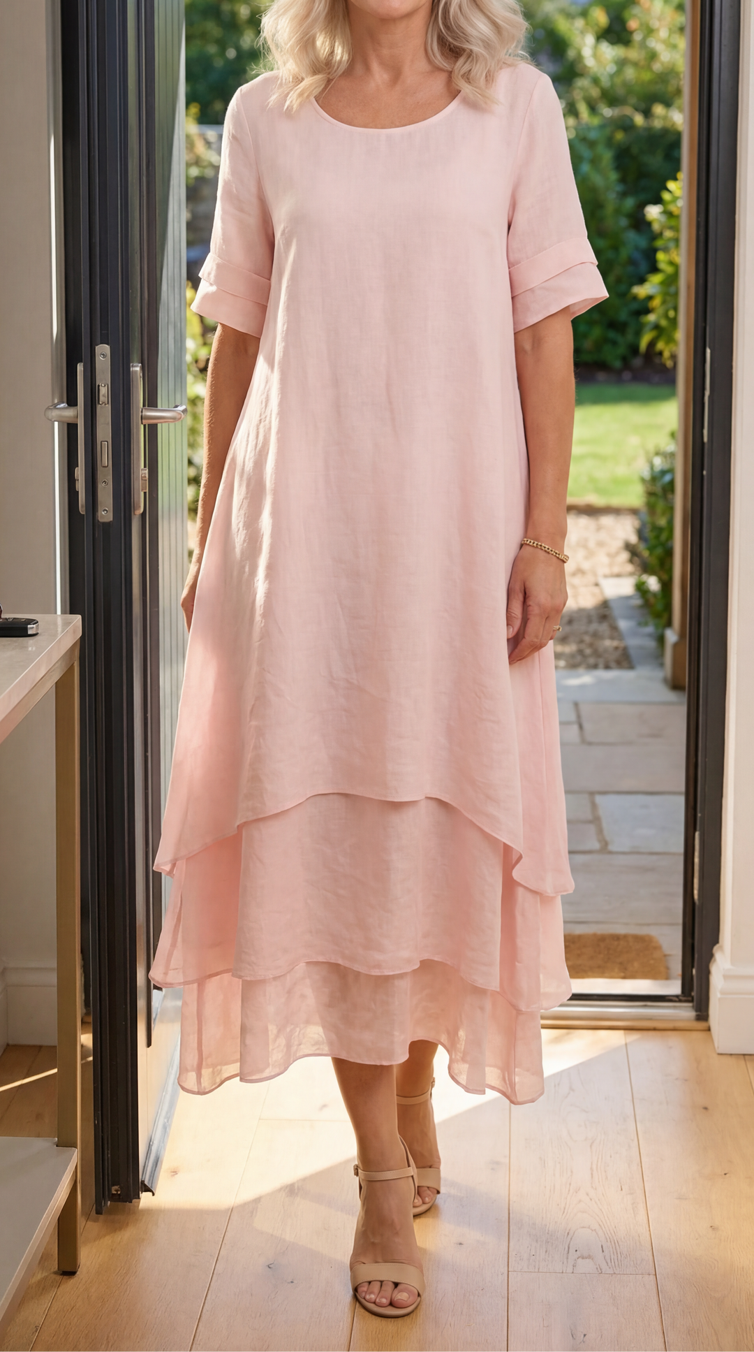 Aria Fluid Tiered Maxi Dress