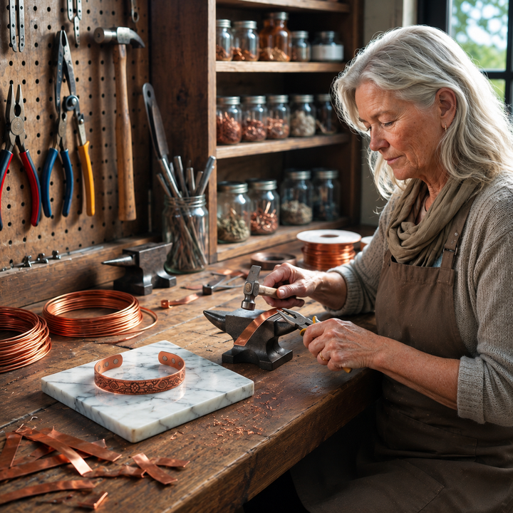 Festoon Copper Bracelet