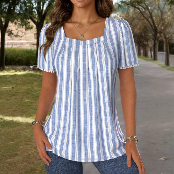 Casual Striped Blouse