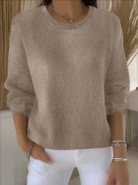 Lorie | Sophisticated Sweater - Khaki