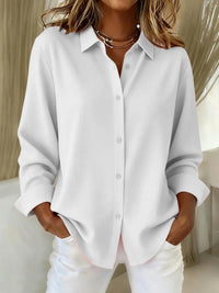 Tamara™ | Timeless Elegant Blouse for Women - White