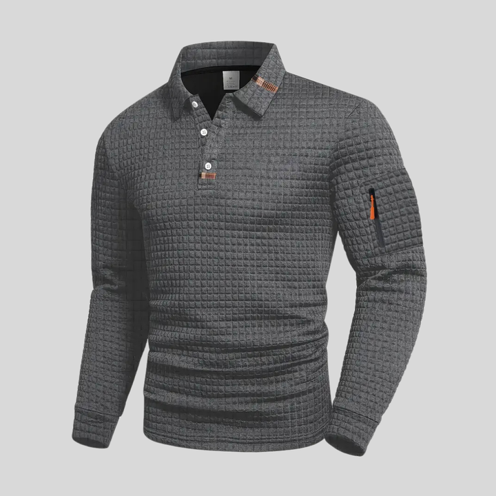 Aaron™ | Classic Polo Shirt with Sleeve Pocket
