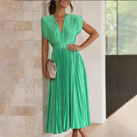 Marni™ | Timeless Pleated Midi Dress - Green