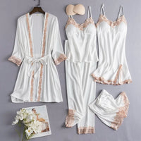 Isabella | Women Desire Nightwear Set - White