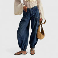 Lani™ | Women Elegant Pants - Dark Blue