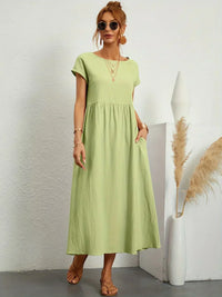Gabrielle™ | Flowing Midi Dress with Timeless Elegance - Mint Green