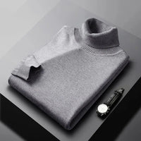 Monte Carlo Cashmere Roll Neck Jumper - Grey