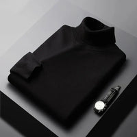 Monte Carlo Cashmere Roll Neck Jumper - Black