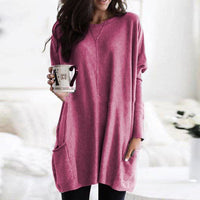 PAYONG™ - Casual Long Sleeve Lightweight Sweatshirt - Red