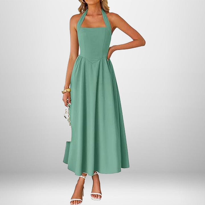 Winslow™ | Trendy Halter Neck Sleeveless Dress