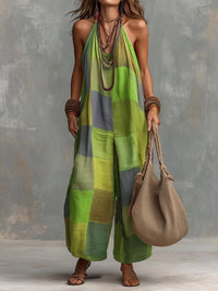 Oriana™ | Bohemian Summer Escape Jumpsuit - Green