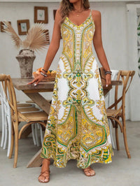 Jayzhel™ | Chic Summer Sleeveless Strap Maxi Dress - Yellow