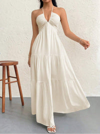 Zariati™ | Lightweight Summer Sleeveless Maxi Dress - Apricot