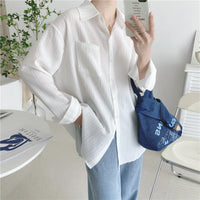 ELYNA™ | Women Effortless Everyday Comfy Blouse - White
