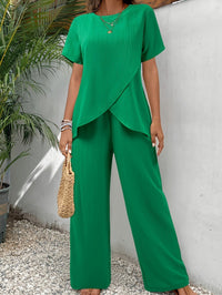 Patricia | Elegant Comfort Two-Piece Set - Green