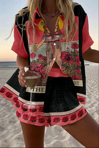 SOPHIA | Blush Summer Short Set - Multicolour