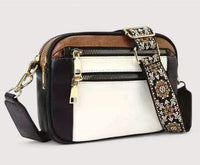 Livia™ | Women Lightweight Crossbody Bag - Black/White