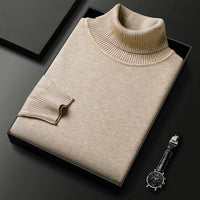 Monte Carlo Cashmere Roll Neck Jumper - Beige