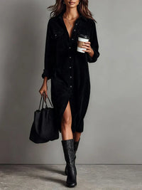 Margot | Casual Elegant Dress - Black