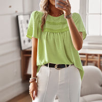 LYSSA™ –  Relaxed Fit Everyday Shirt - Light Green